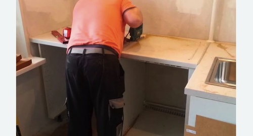 Сборка кухонного гарнитура. Новокуйбышевск